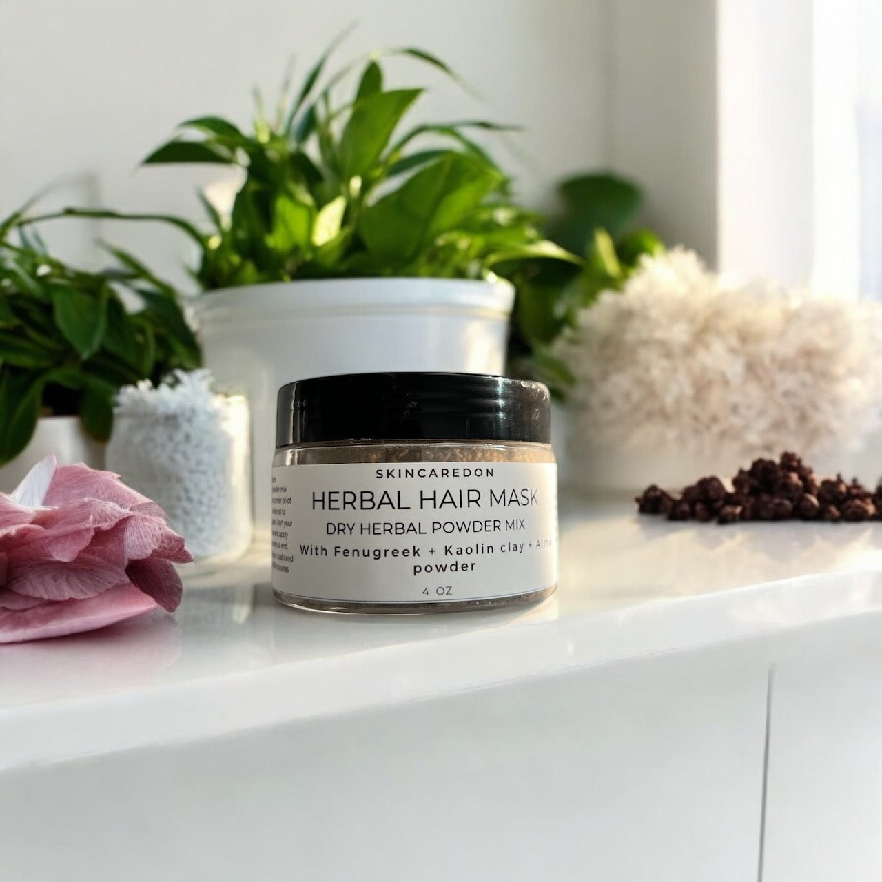 Kaolin clay + Fenugreek Dry Herbal Hair Mask